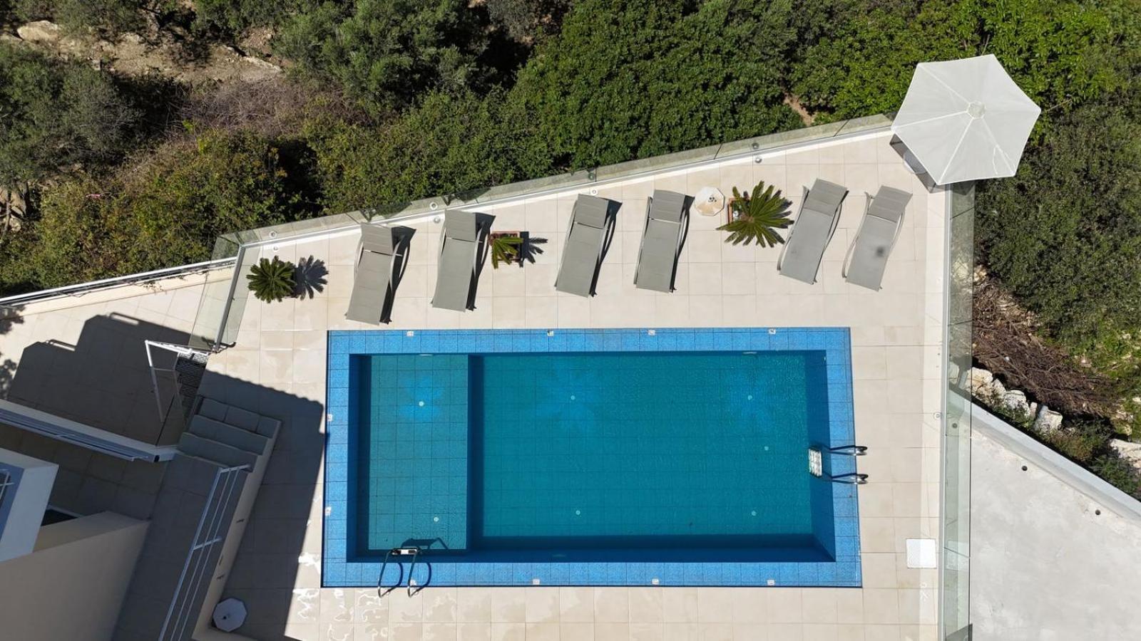 Villa Vuna - Private Pool -Sea View La Canea Exterior foto