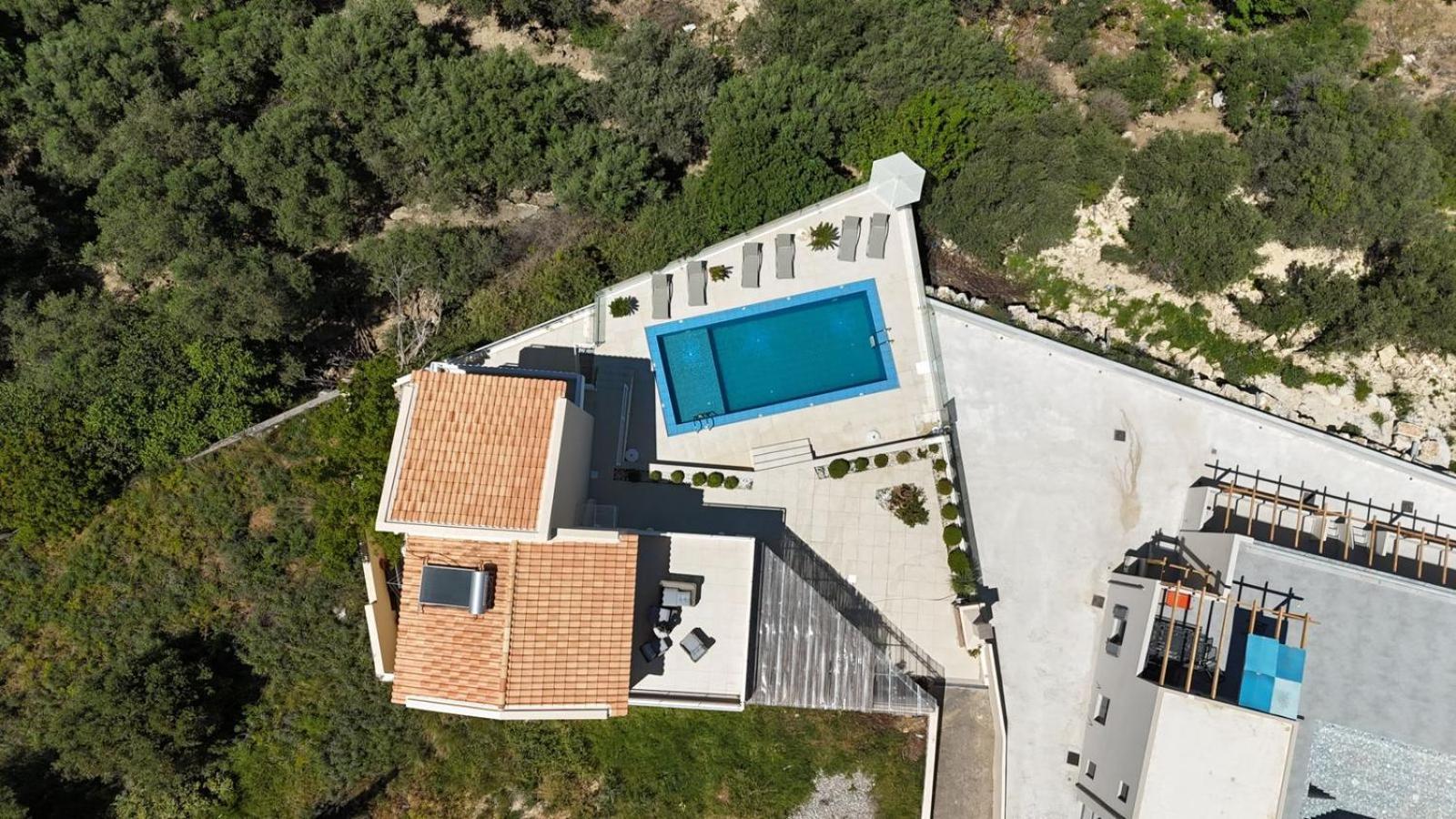 Villa Vuna - Private Pool -Sea View La Canea Exterior foto